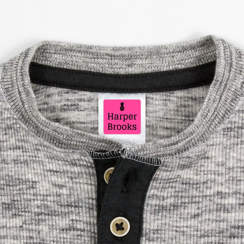 Pineapple Clothing Labels