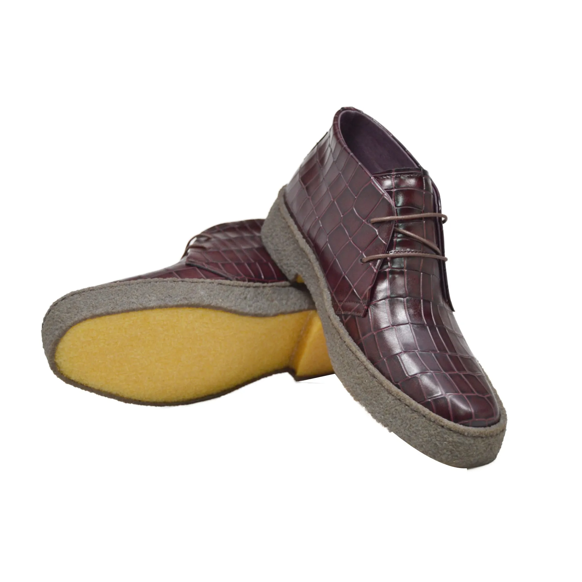 Playboy Original High Top Crocs with Gummy Soles