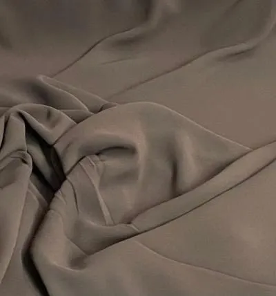 Poly Crepe- Brown