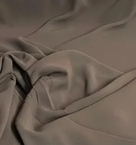 Poly Crepe- Brown
