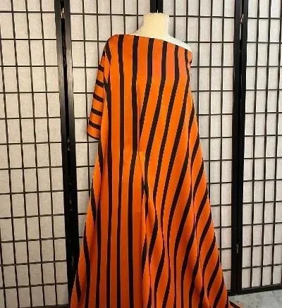 Poly Stripe - Brick/Black