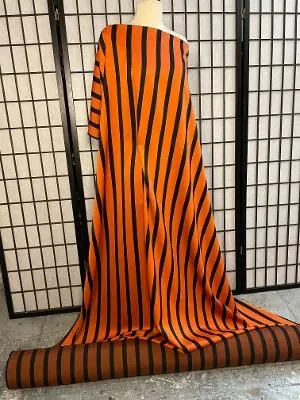 Poly Stripe - Brick/Black