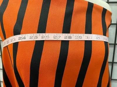 Poly Stripe - Brick/Black