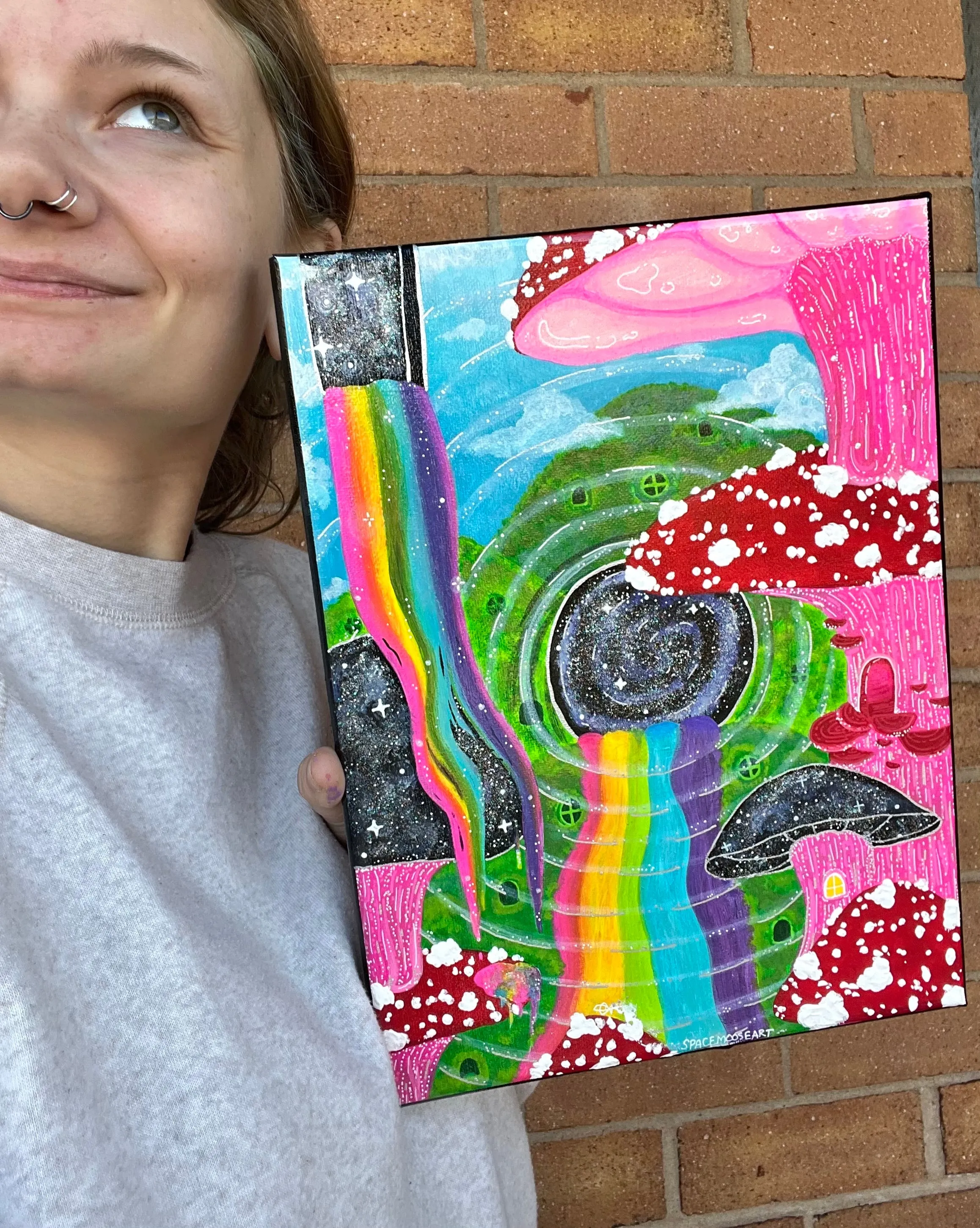 Portal Mortal Canvas Painting