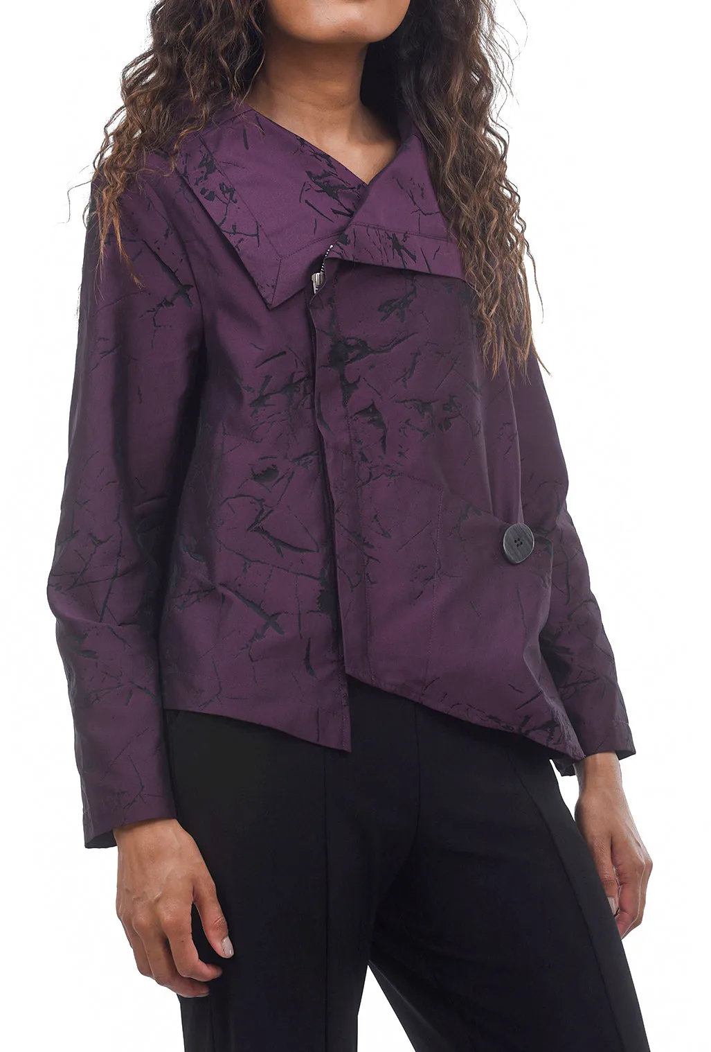 Print Suzanne Jacket, Mulberry