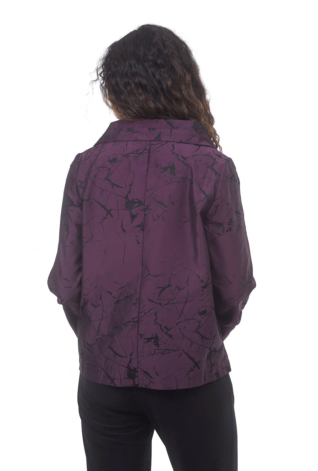 Print Suzanne Jacket, Mulberry
