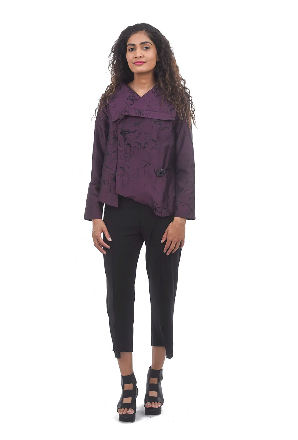 Print Suzanne Jacket, Mulberry