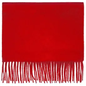 Pure Cashmere Scarf -Scarlet Red