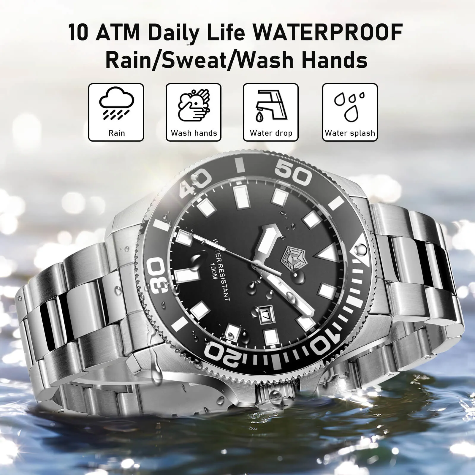 Quartz Watch | Solid Steel | 8398M