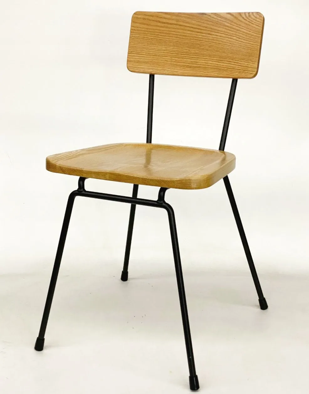 Rex Vintage Oak Walnut Finish Restaurant Chair