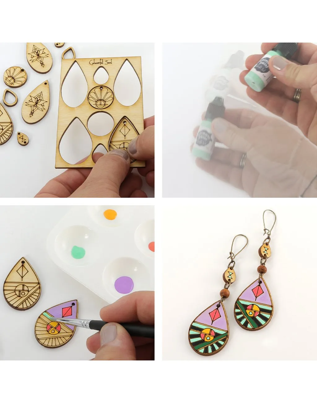 Running Eagle, Jewelry Pop Outs (1 panel, 9pcs/ea)