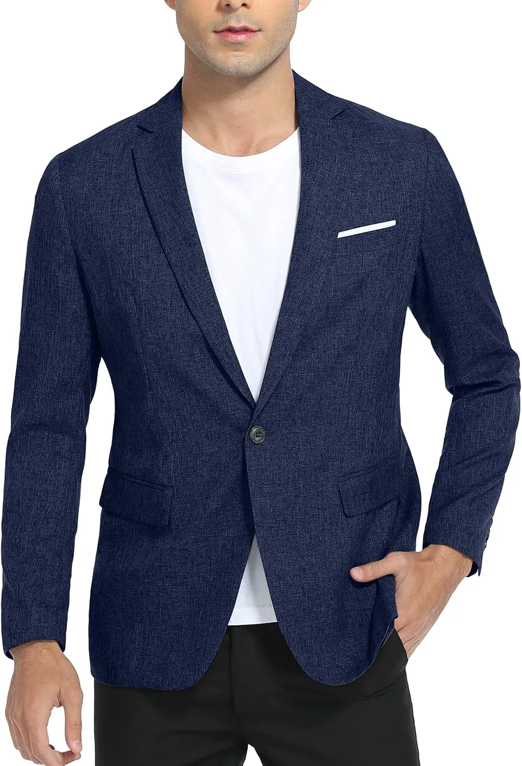 Sailwind Men's Casual Blazer Jackets Lightweight One Button Sports Coats Suit