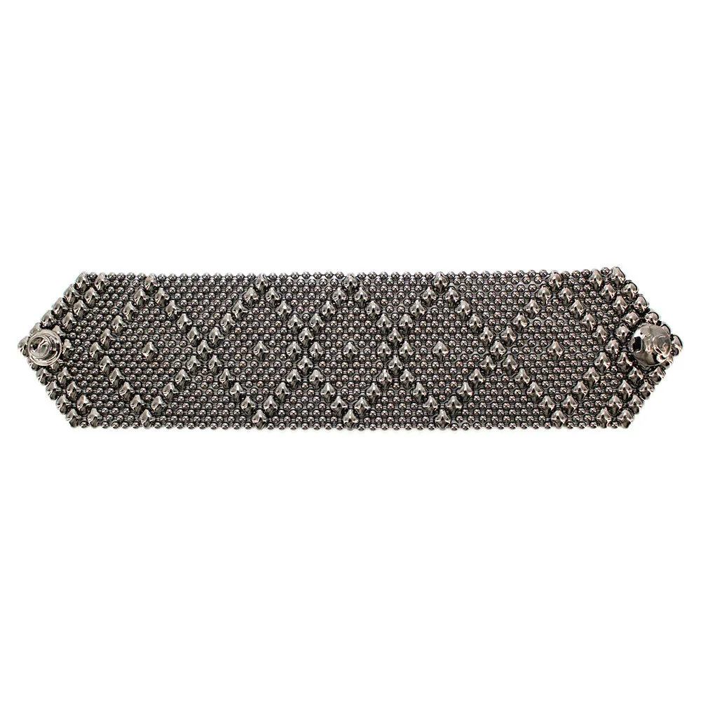 SG Liquid Metal B10-BLK Black Chrome Finish Bracelet by Sergio Gutierrez
