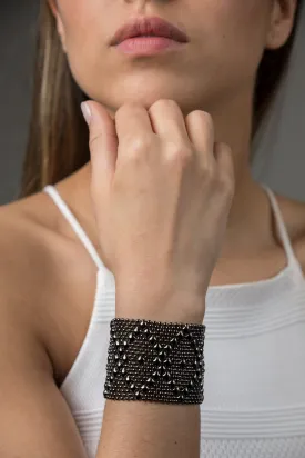 SG Liquid Metal B10-BLK Black Chrome Finish Bracelet by Sergio Gutierrez
