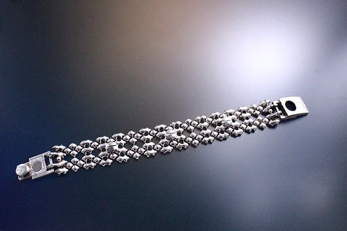 SG Liquid Metal TB41 AS – Antique Silver Finish – Bracelet by Sergio Gutierrez