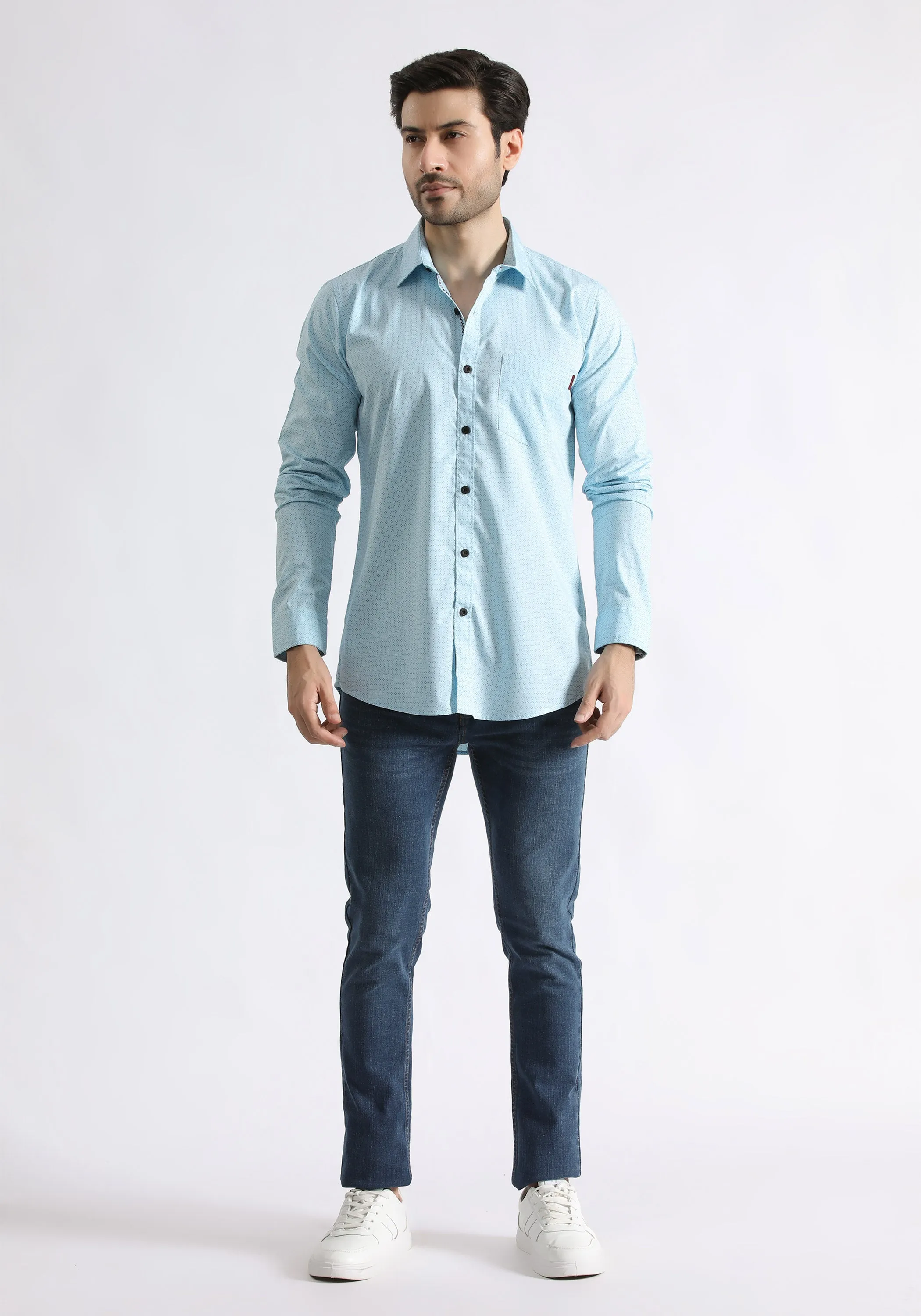 Sky Casual Button Down Shirt