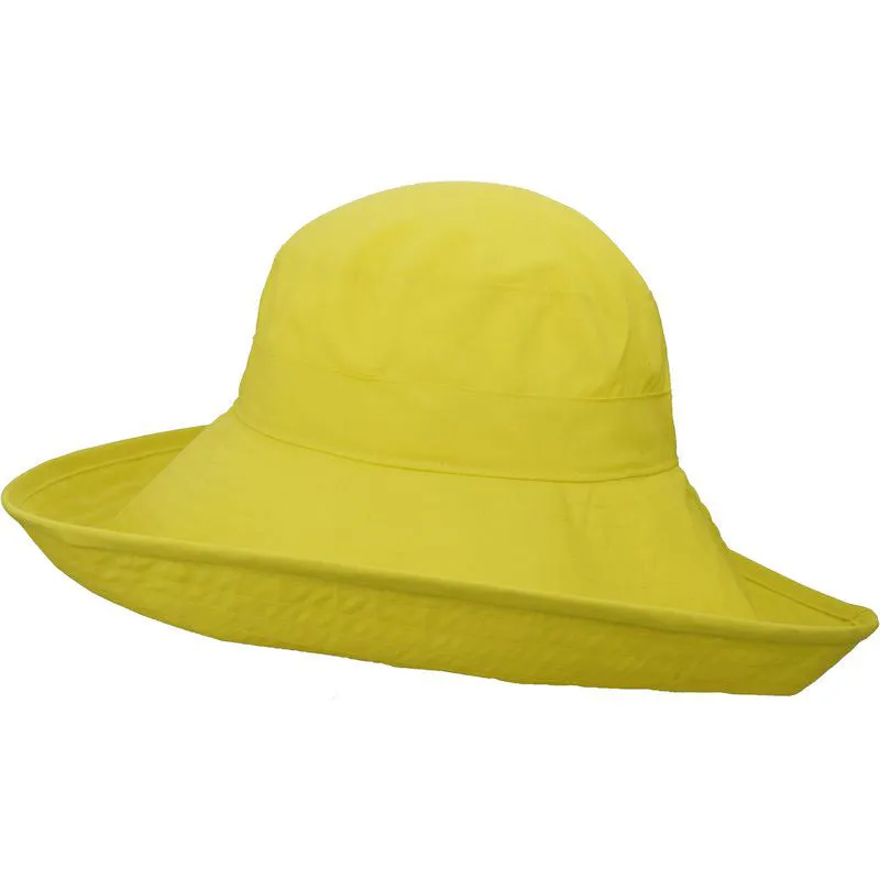 Solar Nylon Wide Brim Starlet Sun Protection Hat