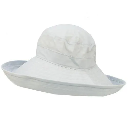 Solar Nylon Wide Brim Starlet Sun Protection Hat