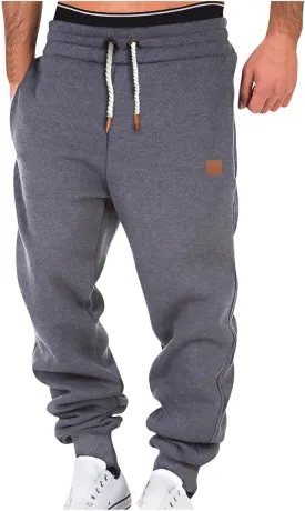 Sweatpants for Men Stretch Fashion Track Gym Sweatpant Elastic Waist Drawstring Slim Fit Cargo Joggers Sports Pants