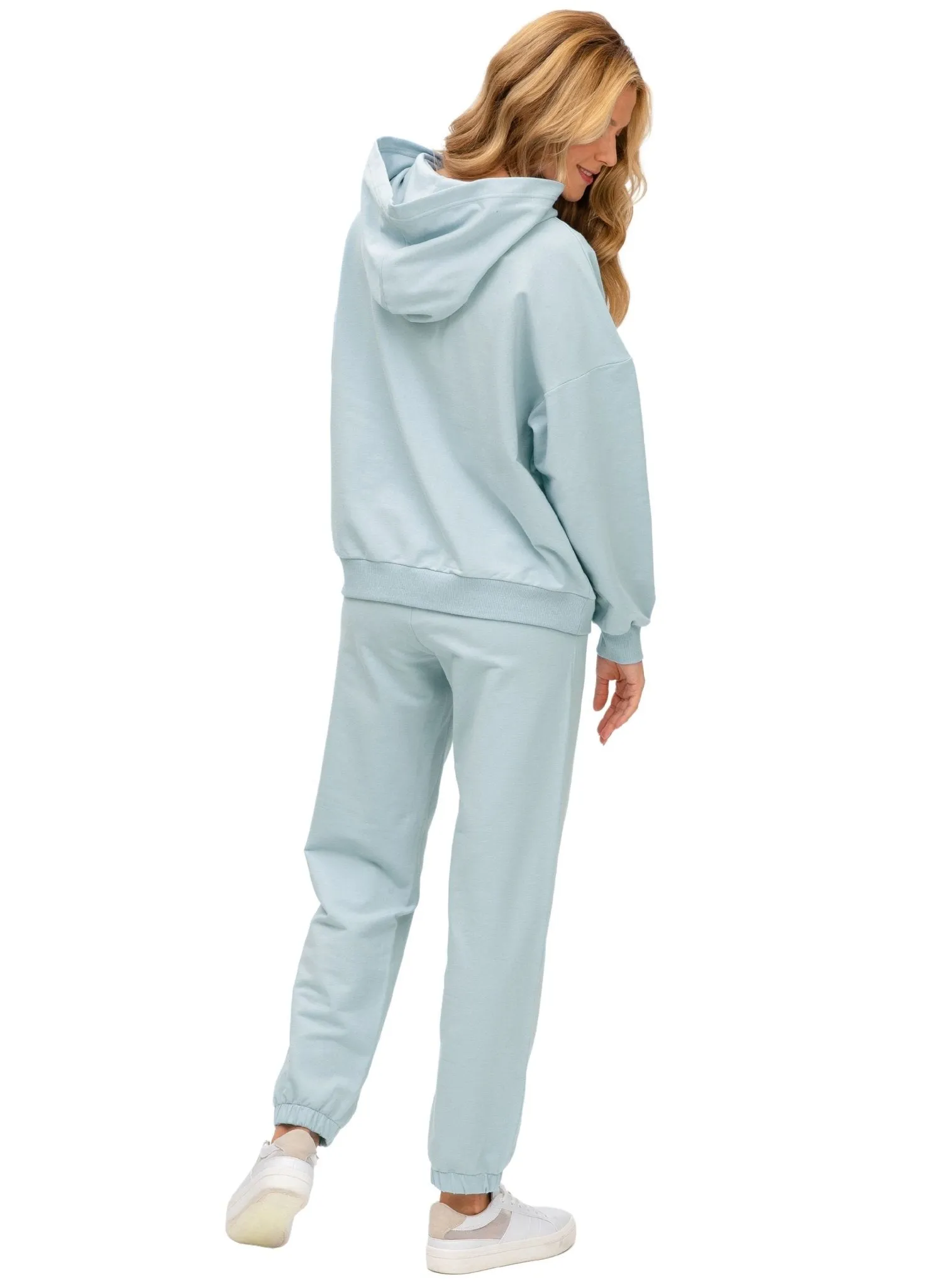 The Cozy Maternity Tracksuit - Milky Mint