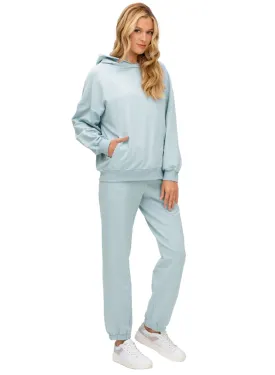 The Cozy Maternity Tracksuit - Milky Mint