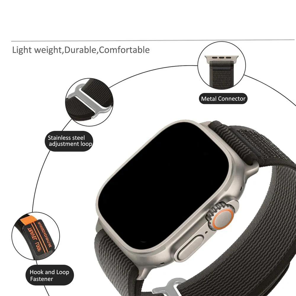 Travel Velcro Nylon Band for Apple Watch