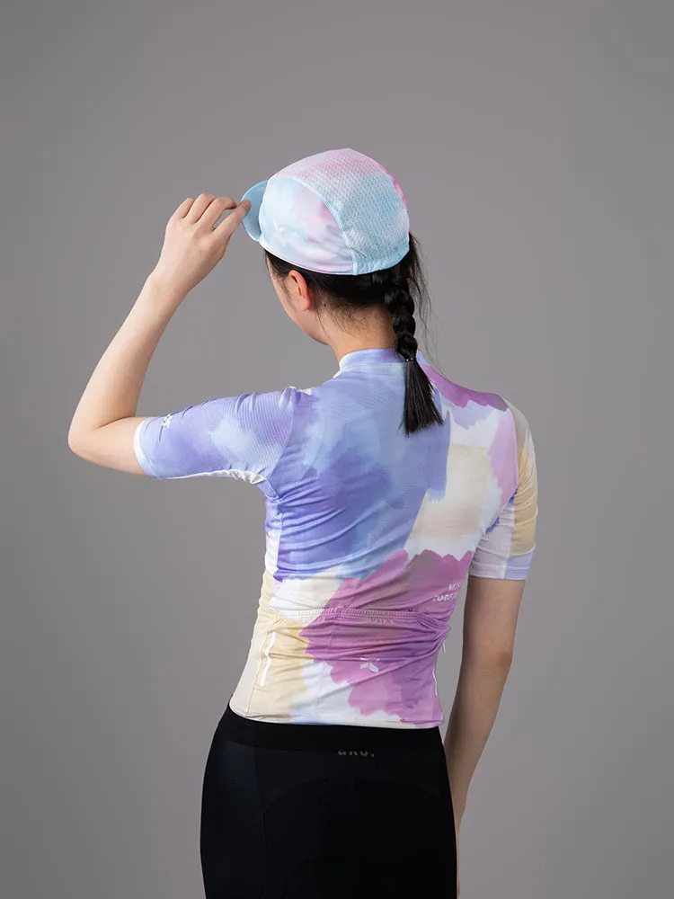 uke. Cycling Cap-Blue pink