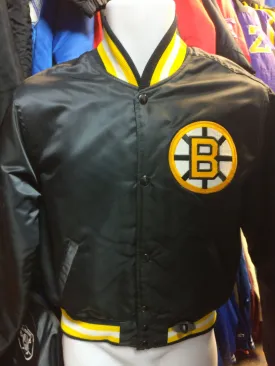 Vintage 80s BOSTON BRUINS NHL Starter Nylon Jacket YL