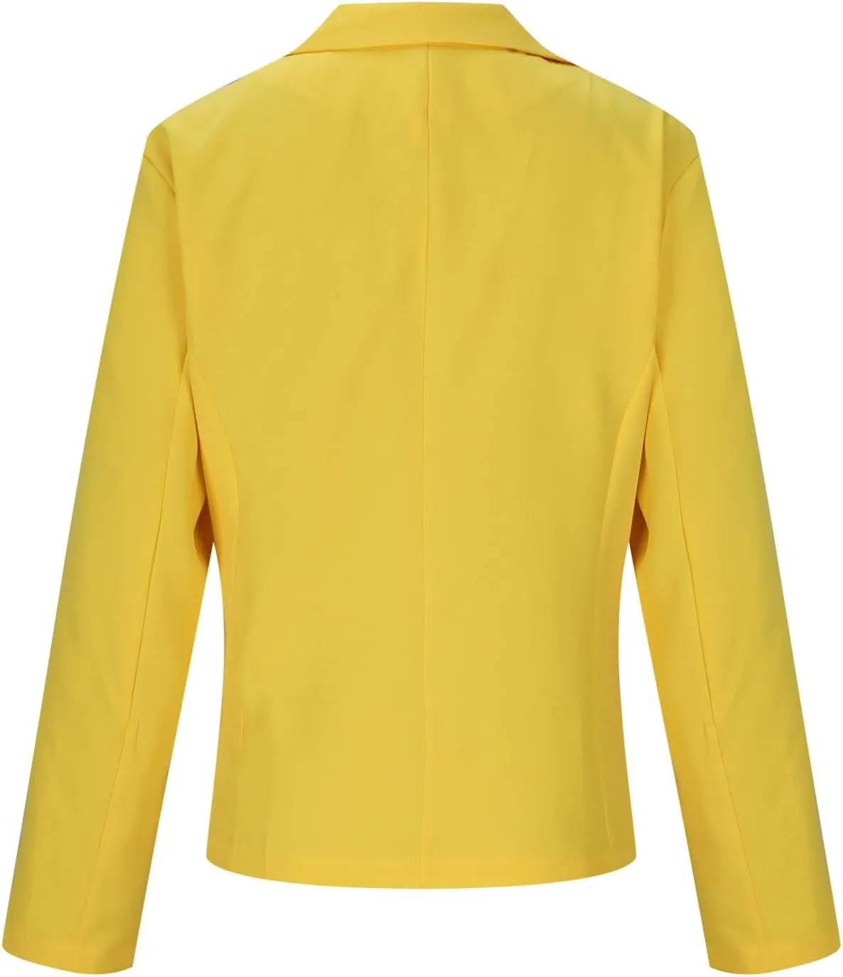 Women's Business Blazer Casual Trendy Lapel Slim Open Front Outerwear Fake Pocket Button Down Lightweight Jacket 2024